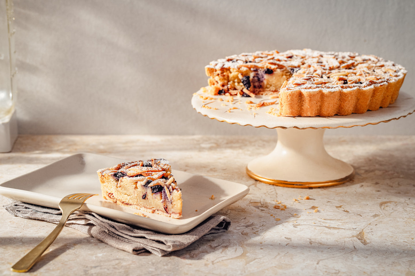 9" Round Gluten-Free Blueberry Almond Tart