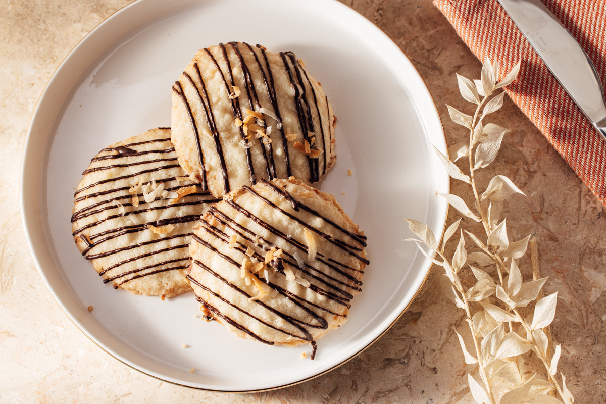 Shortbread Coconut Vegan Cookie